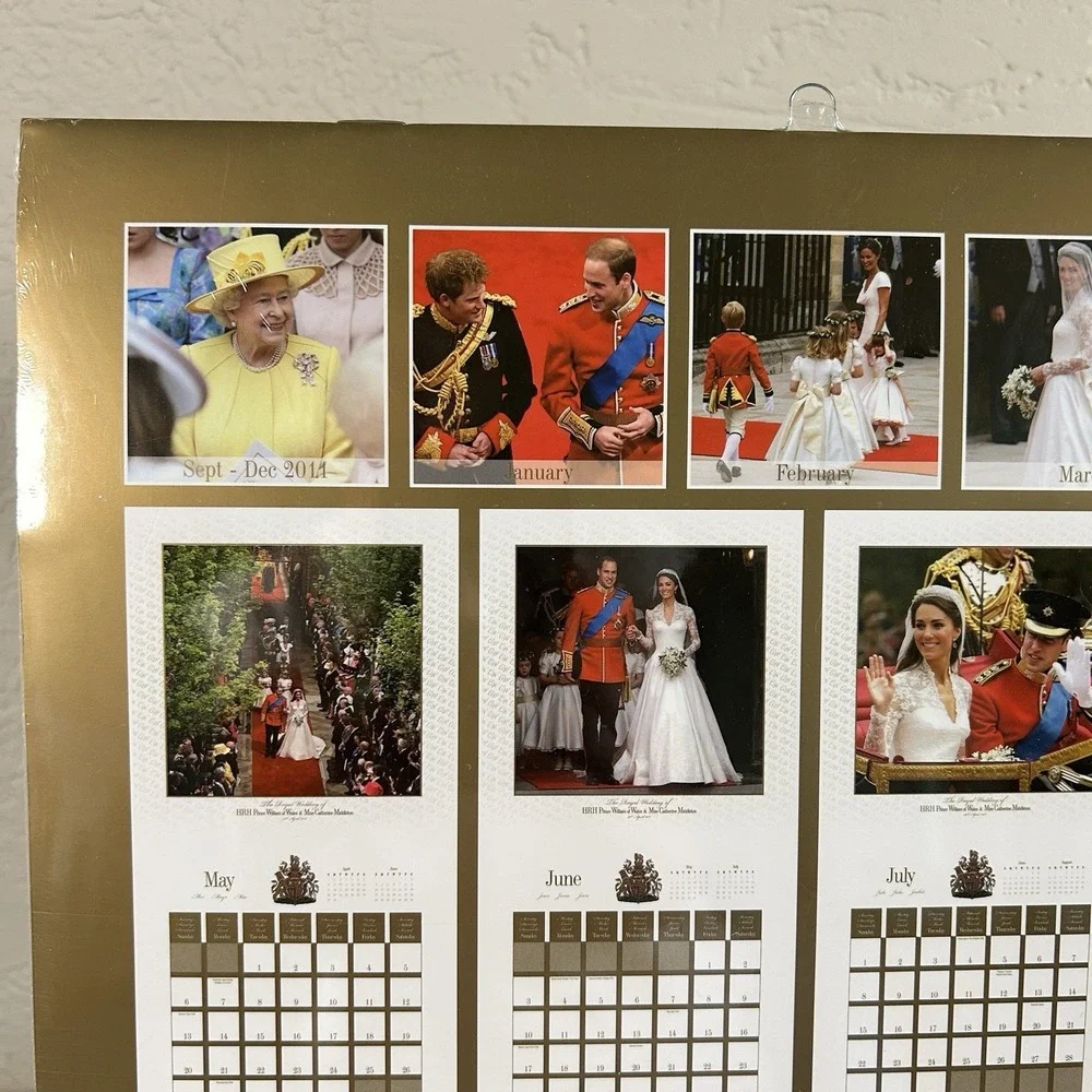 2012-The Royal Wedding-William & Kate-Commemorative Calendar-Limited Edition-NEW